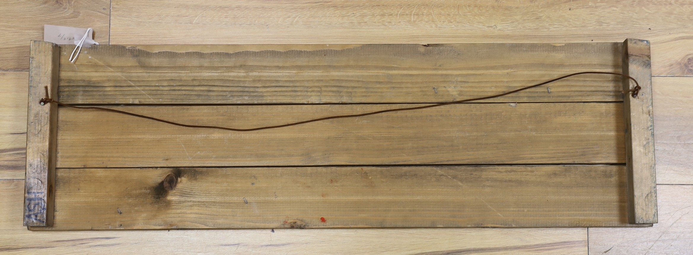 A 'Freak Show' painted wood sign, 27x89cm